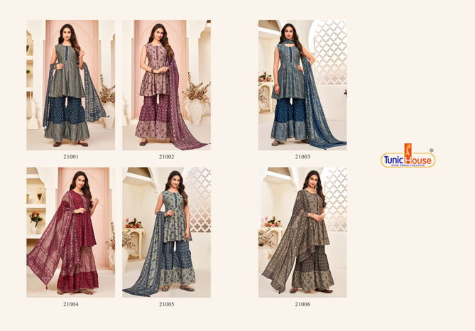 Tunic House Harlin 2 Wedding Wear Wholesale Readymade Sharara Suits Catalog